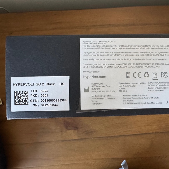NWT Hyperice Hypervolt Go 2 - Picture 3 of 3